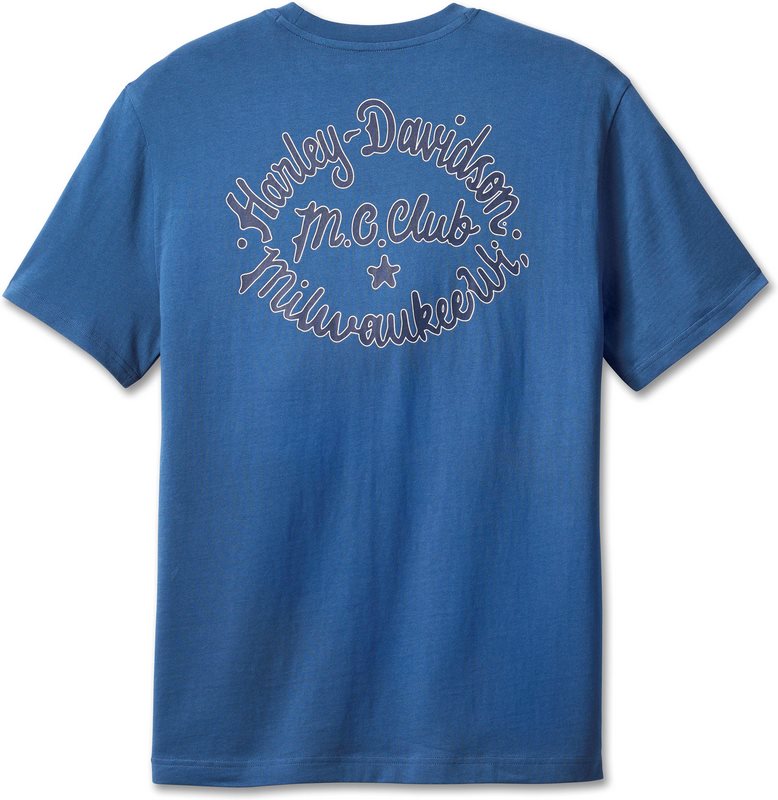 Harley-Davidson Tee-Knit  Ensign Blue | 96561-23VM