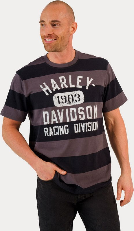 Harley-Davidson Tee-Knit  Black Beauty Stripe | 96586-23VM