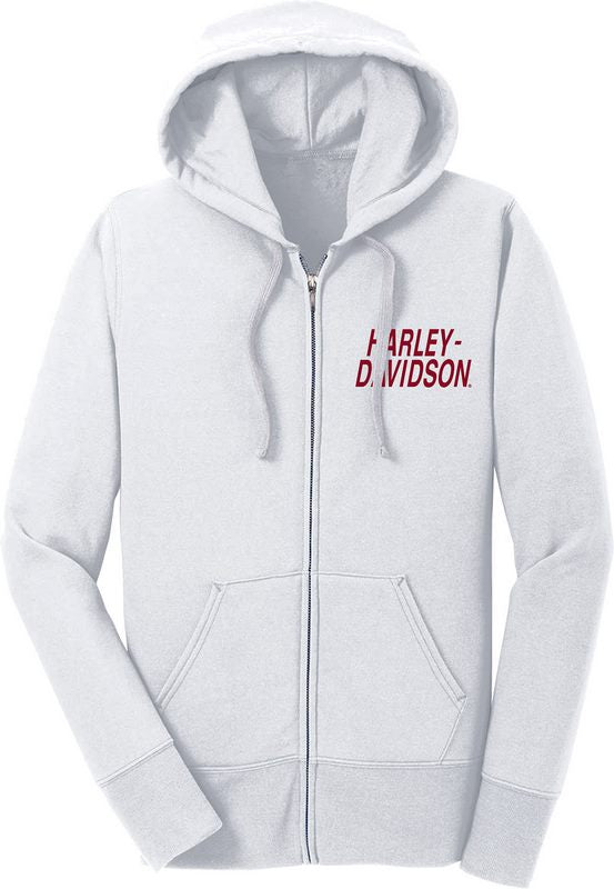 Harley-Davidson Hoodie-Knit  Bright White | 96603-22VW