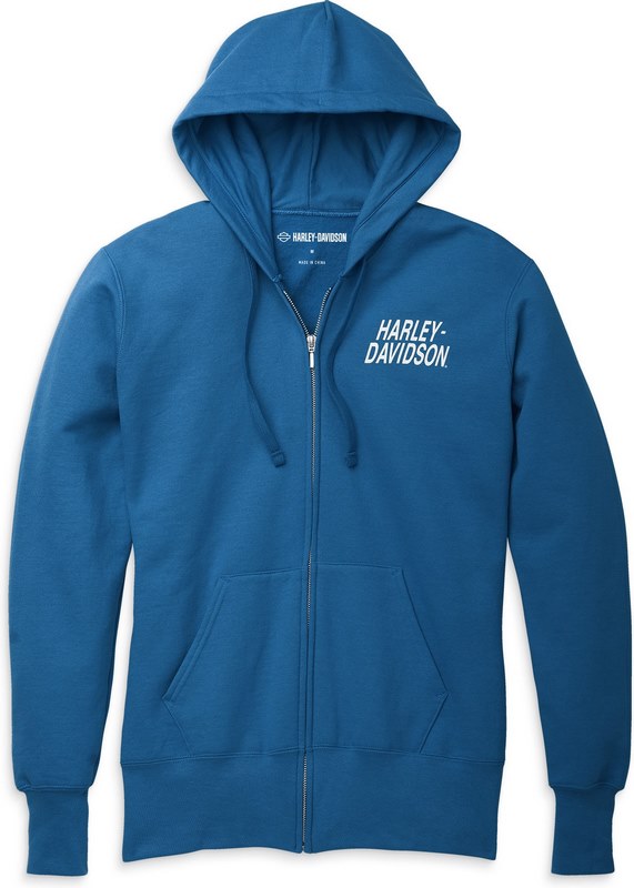 Harley-Davidson Hoodie-Knit  Federal Blue | 96605-22VW