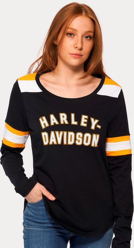 Harley-Davidson Tee-Knit  Colorblock-Design | 96608-22VW