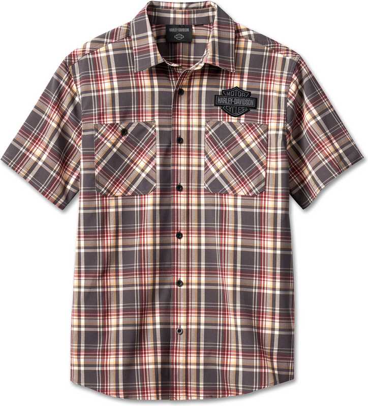 Harley-Davidson Shirt-Woven  Multi Plaid | 96620-23VM
