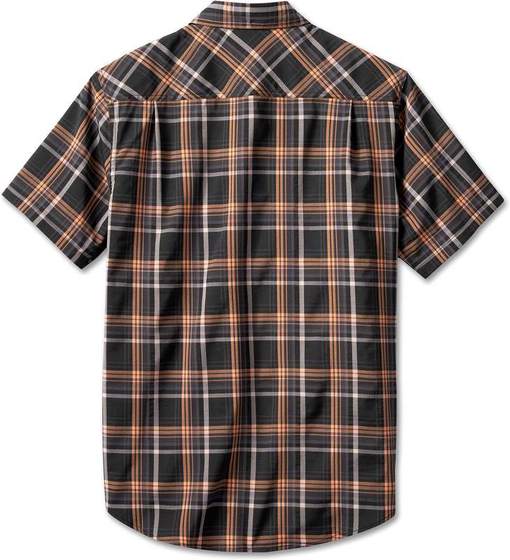 Harley-Davidson Shirt-Woven  Natural Plaid | 96621-23VM