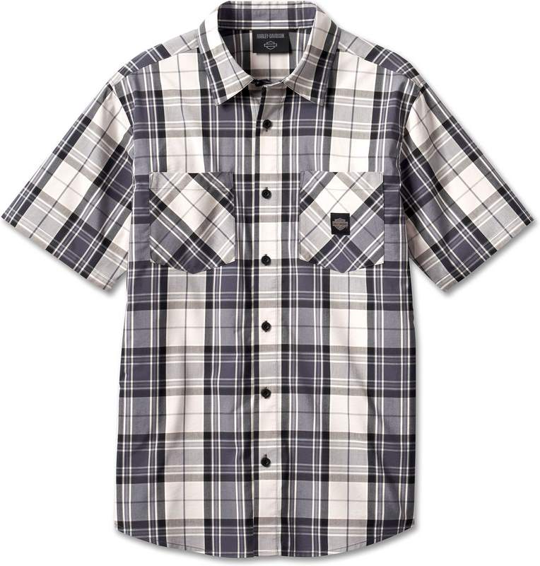 Harley-Davidson Men'S Forever Shirt  Grey Plaid | 96625-23VM