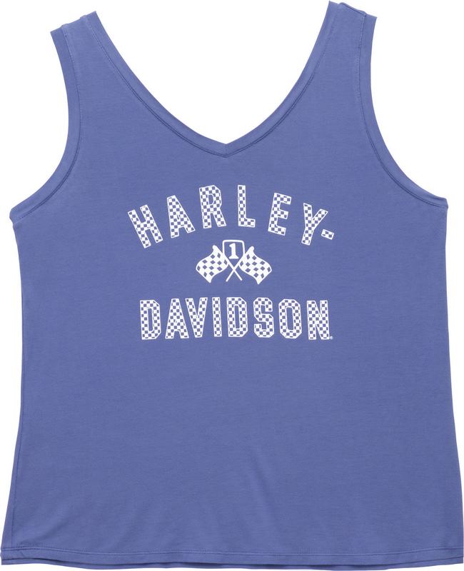 Harley-Davidson Tank-Knit  Gray Blue | 96630-22VW