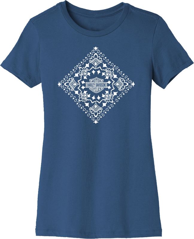 Harley-Davidson Tee-Knit  Federal Blue | 96633-22VW