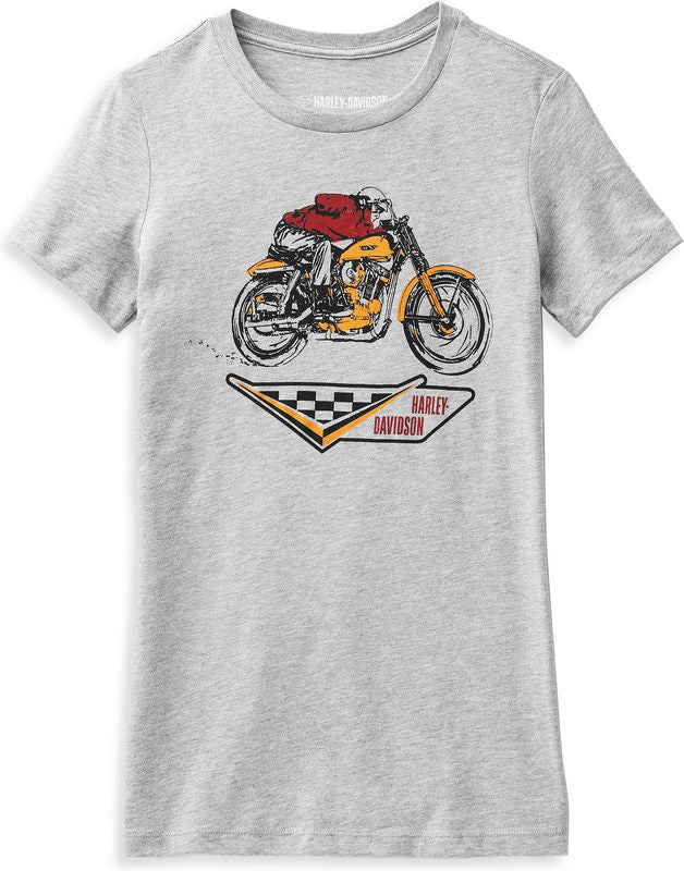 Harley-Davidson Tee-Knit  Heather Grey | 96636-22VW