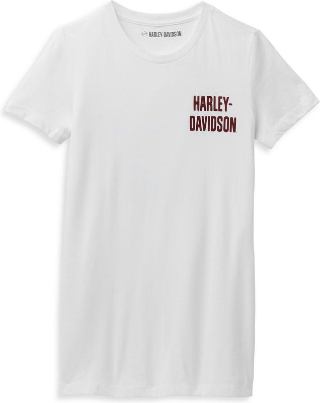 Harley-Davidson Women'S Forever Freedom Eagle Tee  Bright White | 96638-22VW