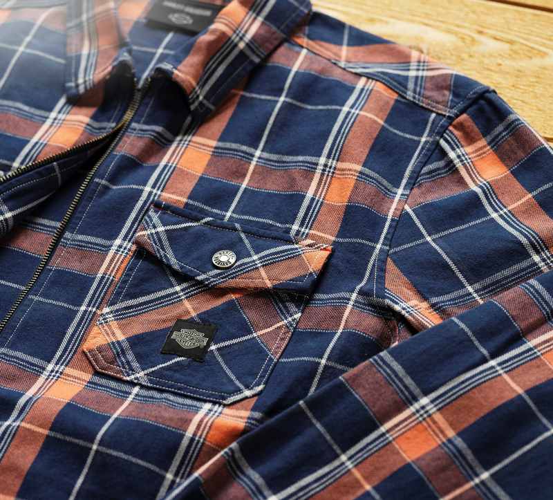 Harley-Davidson Shirt-Woven  Plaid | 96644-23VM