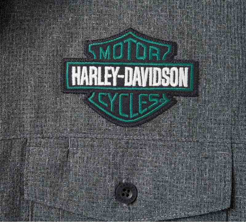 Harley-Davidson Shirt-Woven  Black Beauty | 96648-23VM