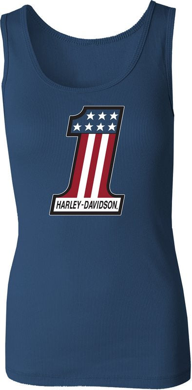 Harley-Davidson Tank-Knit  Federal Blue | 96652-22VW