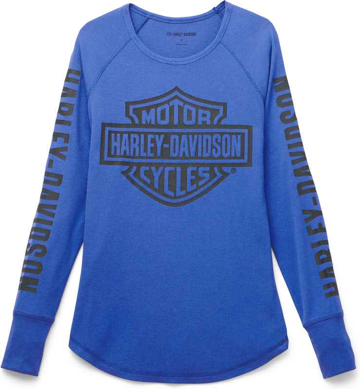 Harley-Davidson Tee-Knit  Gray Blue | 96653-22VW