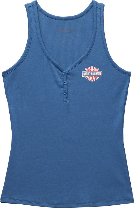 Harley-Davidson Tank-Knit  Federal Blue | 96655-22VW