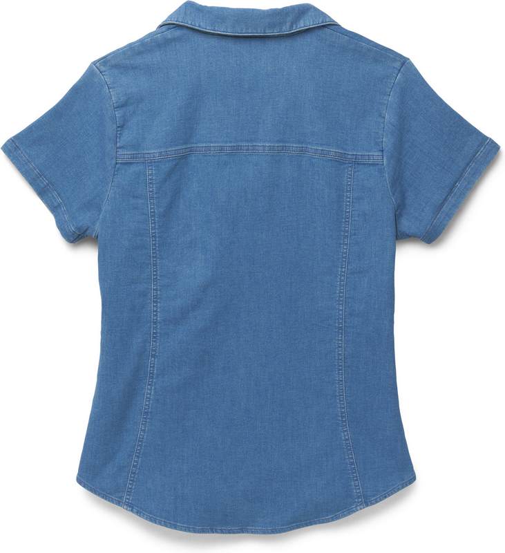 Harley-Davidson Shirt-Woven  Light Indigo | 96661-22VW