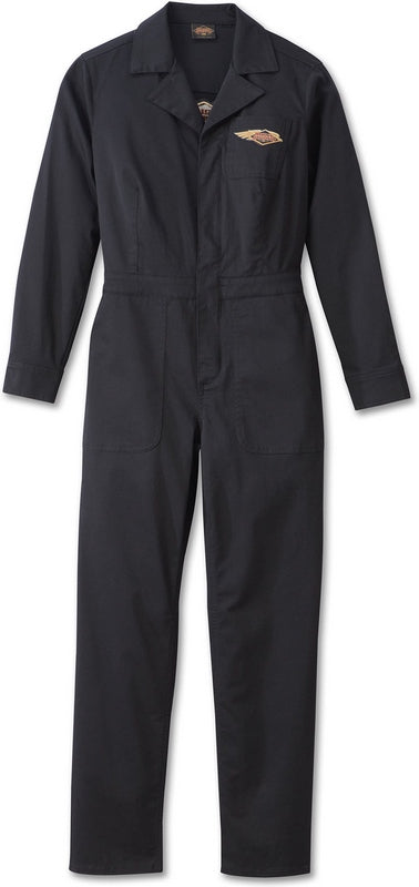 Harley-Davidson Women'S 120Th Anniversary Speedbird Coverall  Black Beauty | 96664-23VW