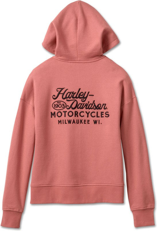 Harley-Davidson Hoodie-Knit  Light Mahogany Heather | 96669-23VW