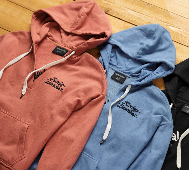 Harley-Davidson Hoodie-Knit  Light Mahogany Heather | 96669-23VW