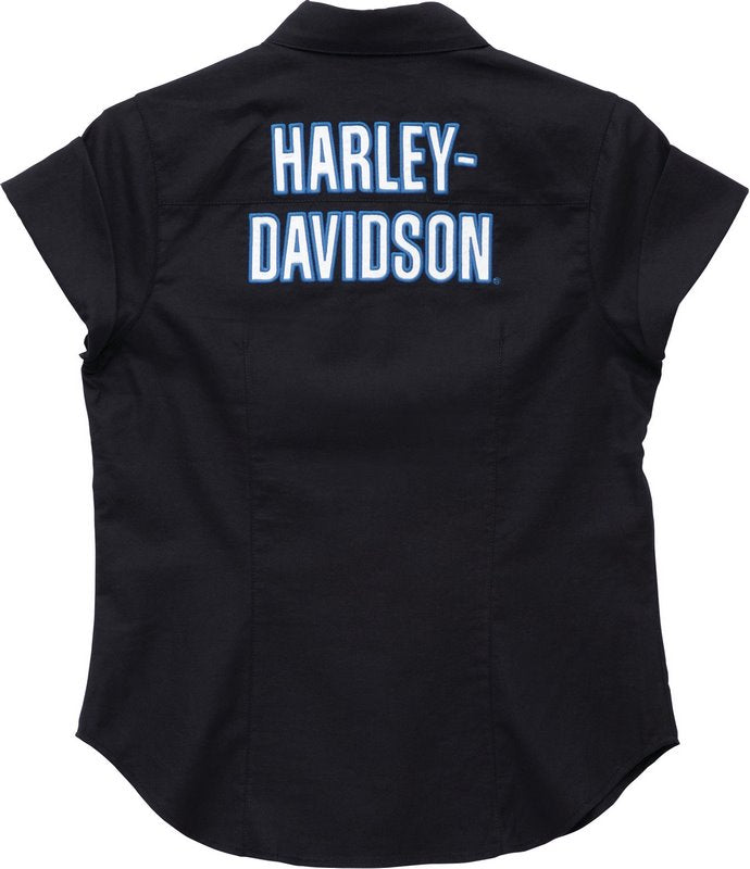 Harley-Davidson Shirt-Woven  Black Beauty 2 | 96673-22VW