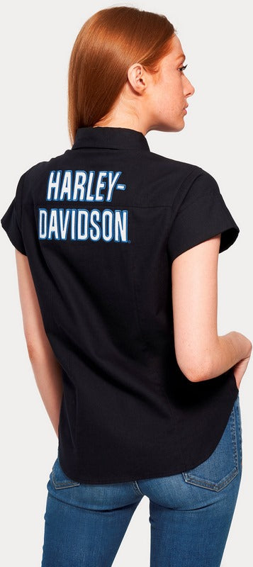 Harley-Davidson Shirt-Woven  Black Beauty 2 | 96673-22VW