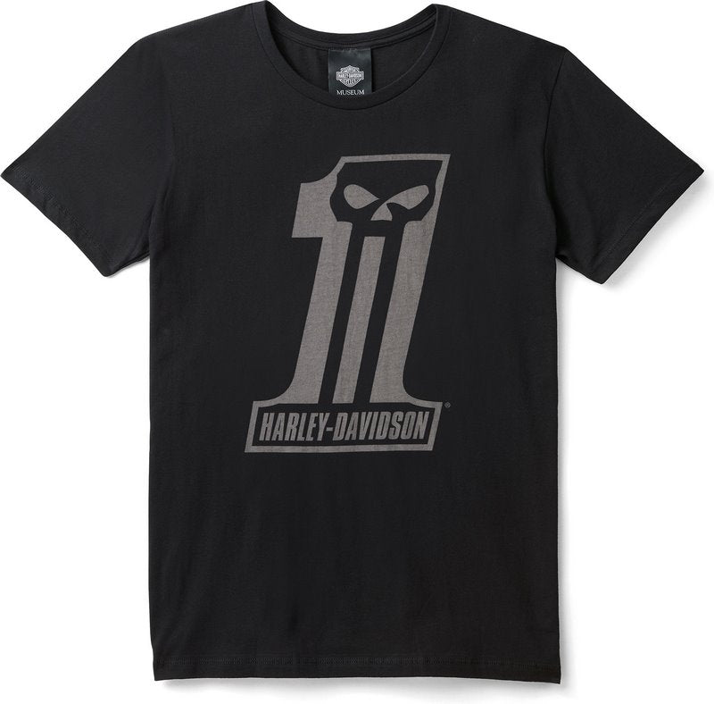 Harley-Davidson Tee-Knit Dark Custom  Black | 96682-22MM