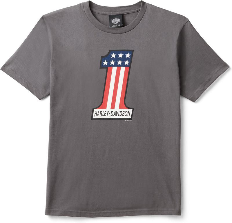Harley-Davidson Tee-Knit Hd  Gray | 96685-22MM