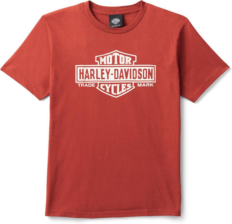 Harley-Davidson Tee-Knit Vintage B&S  Maroon | 96686-22MM
