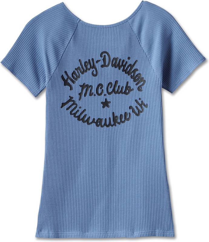 Harley-Davidson Tee-Knit  Colonial Blue | 96701-23VW