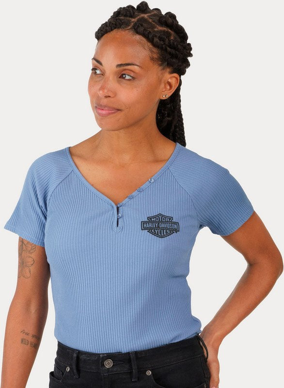 Harley-Davidson Tee-Knit  Colonial Blue | 96701-23VW