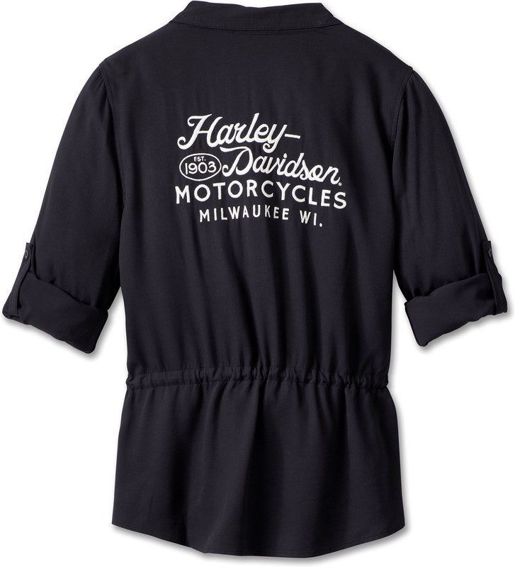 Harley-Davidson Shirt-Woven  Black Beauty | 96751-23VW