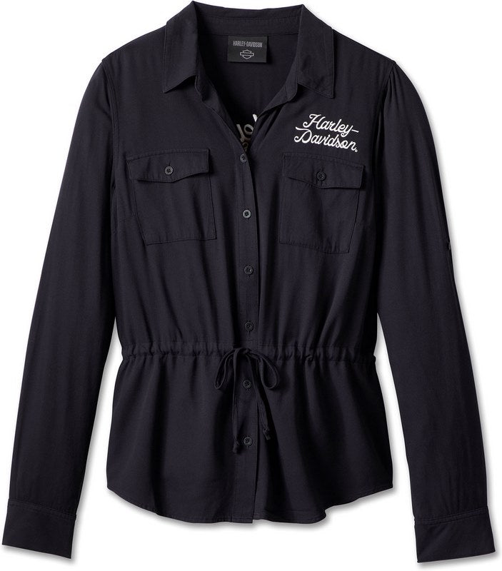 Harley-Davidson Shirt-Woven  Black Beauty | 96751-23VW