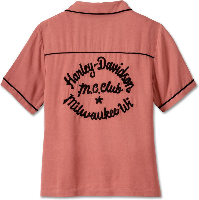 Harley-Davidson Shirt-Woven  Light Mahogany | 96754-23VW