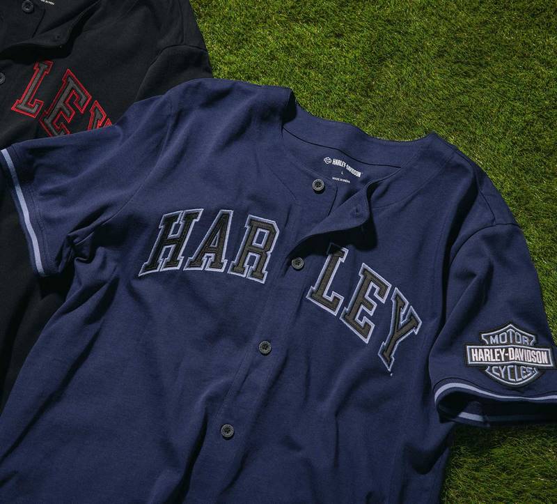 Harley-Davidson Men'S Hometown Baseball Shirt  Caban | 96801-23VM