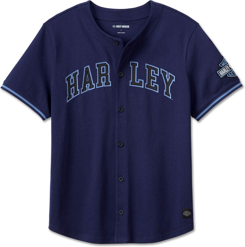 Harley-Davidson Men'S Hometown Baseball Shirt  Caban | 96801-23VM