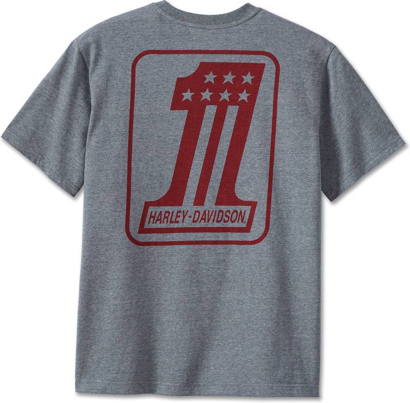 Harley-Davidson Tee-Knit  Heather Grey | 96806-23VM