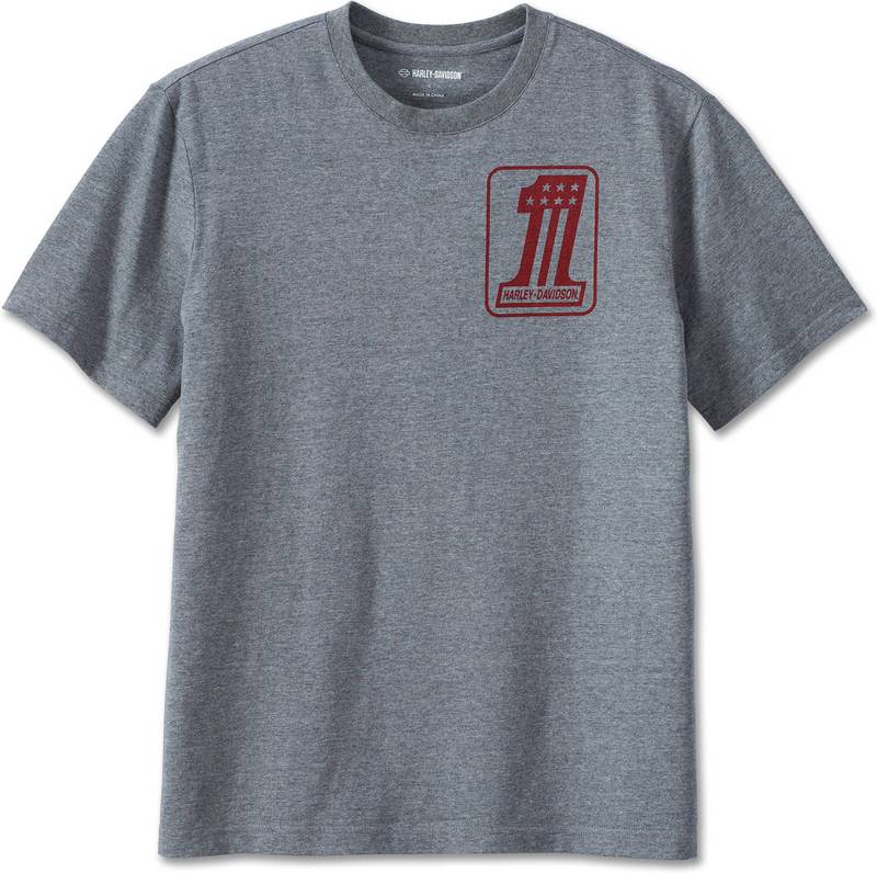 Harley-Davidson Tee-Knit  Heather Grey | 96806-23VM