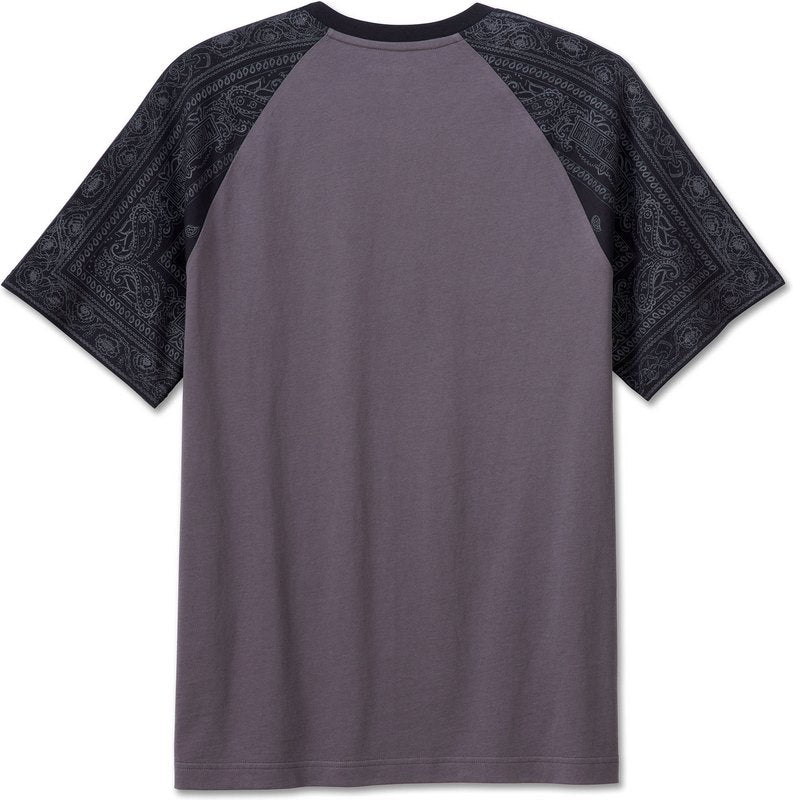Harley-Davidson Tee-Knit  Colorblock-Design-Blackened Pearl | 96816-23VM