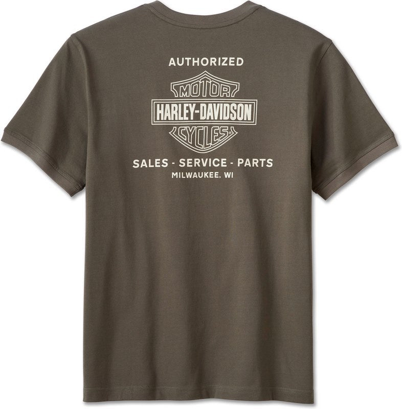 Harley-Davidson Men'S Combustion Henley  Grape Leaf | 96838-23VM