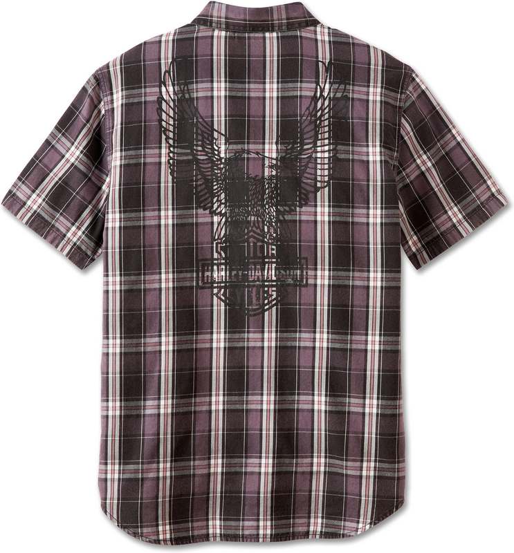 Harley-Davidson Men'S Motorbreath Shirt  Black Plaid | 96851-23VM