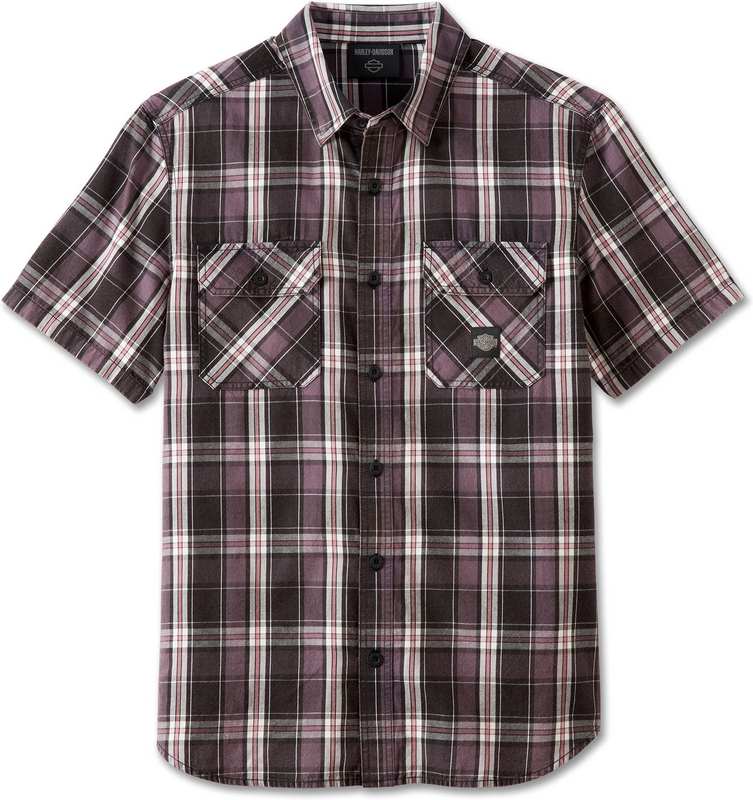 Harley-Davidson Men'S Motorbreath Shirt  Black Plaid | 96851-23VM