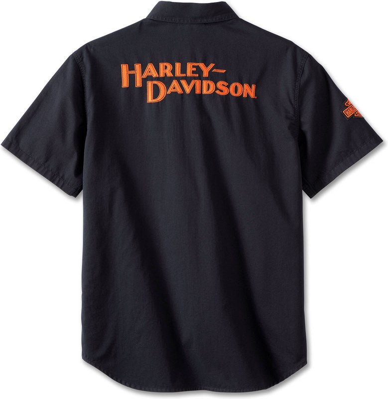 Harley-Davidson Shirt-Woven  Black Beauty | 96853-23VM