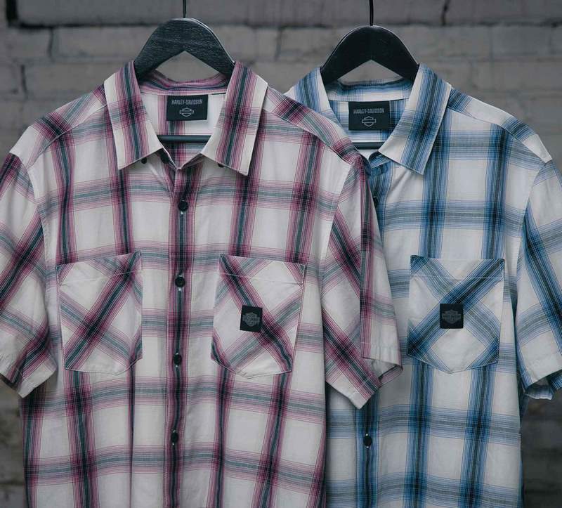 Harley-Davidson Men'S Forever Shirt  Blue Plaid | 96857-23VM