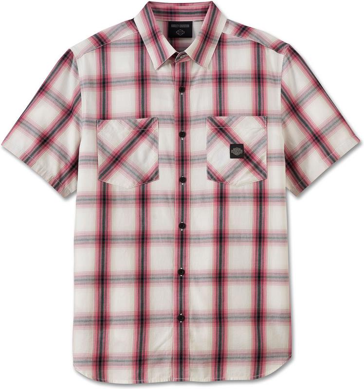 Harley-Davidson Shirt-Woven  Red Checkered | 96858-23VM