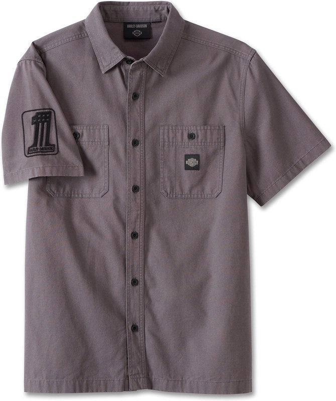Harley-Davidson Shirt-Woven  Blackened Pearl | 96859-23VM