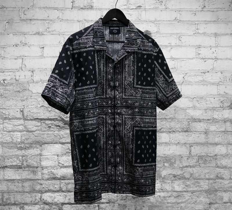 Harley-Davidson Shirt-Woven  Black Beauty Print | 96861-23VM