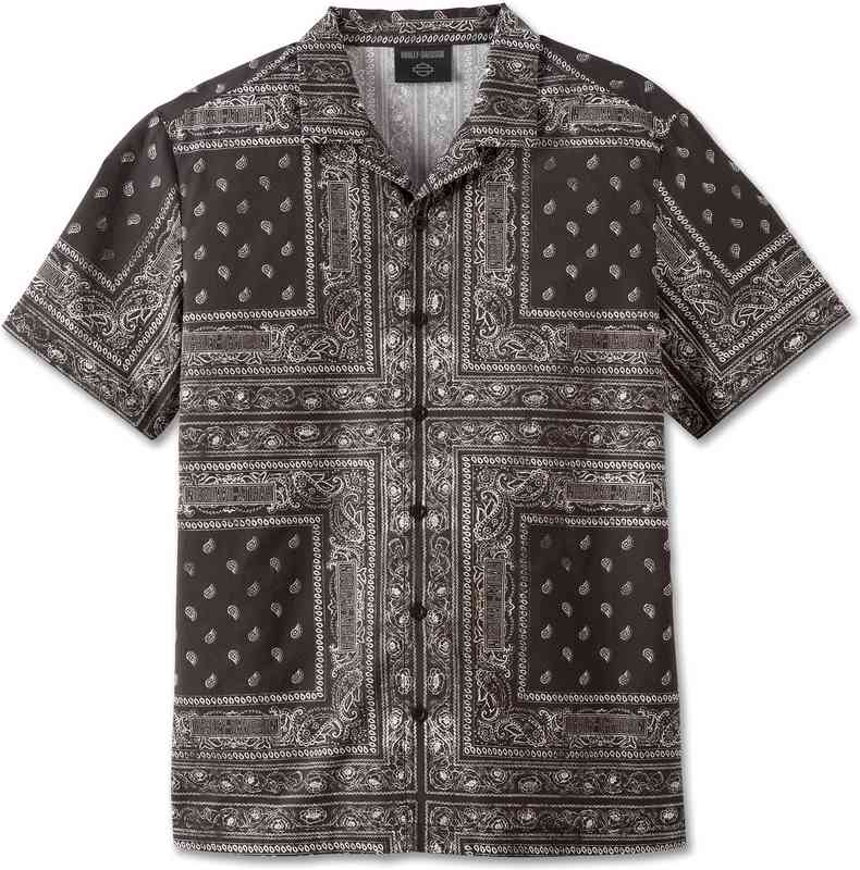 Harley-Davidson Shirt-Woven  Black Beauty Print | 96861-23VM