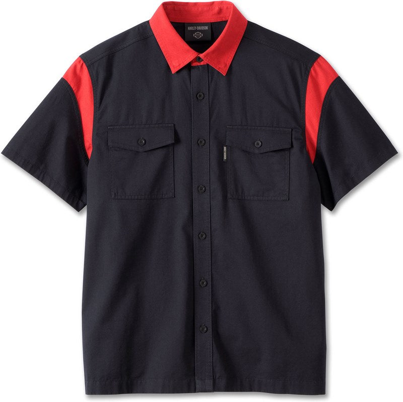Harley-Davidson Shirt-Woven  Black Beauty | 96863-23VM