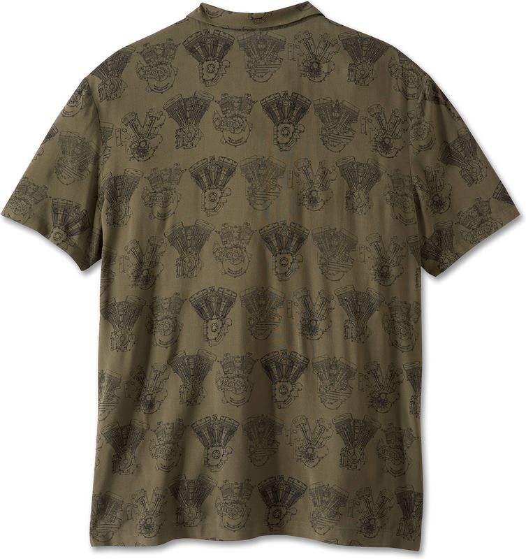 Harley-Davidson Shirt-Woven  Individual all-over print | 96868-23VM
