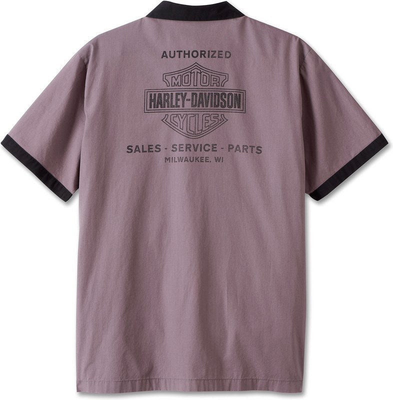 Harley-Davidson Shirt-Woven  Blackened Pearl | 96870-23VM