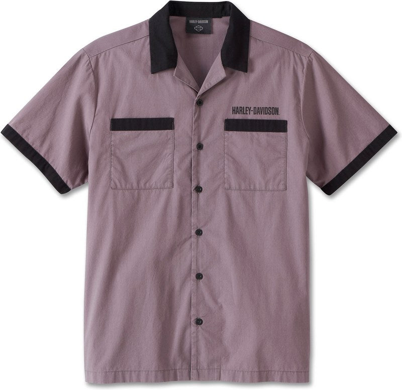 Harley-Davidson Shirt-Woven  Blackened Pearl | 96870-23VM