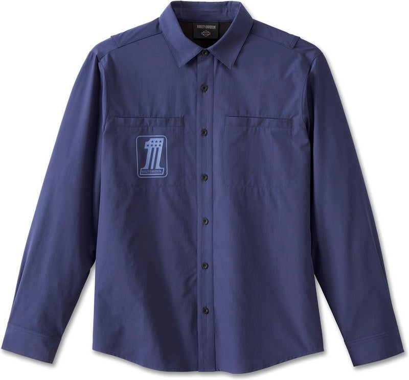 Harley-Davidson Shirt-Woven  Caban | 96883-23VM